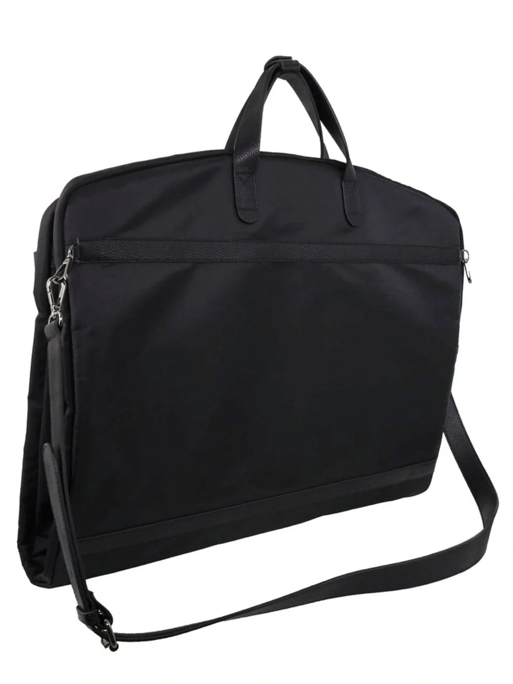 PIERRE CARDIN NYLON UNISEX OVERNIGHT GARMENT BAG IN BLACK NEW
